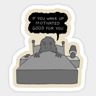 Wake Up Sticker
